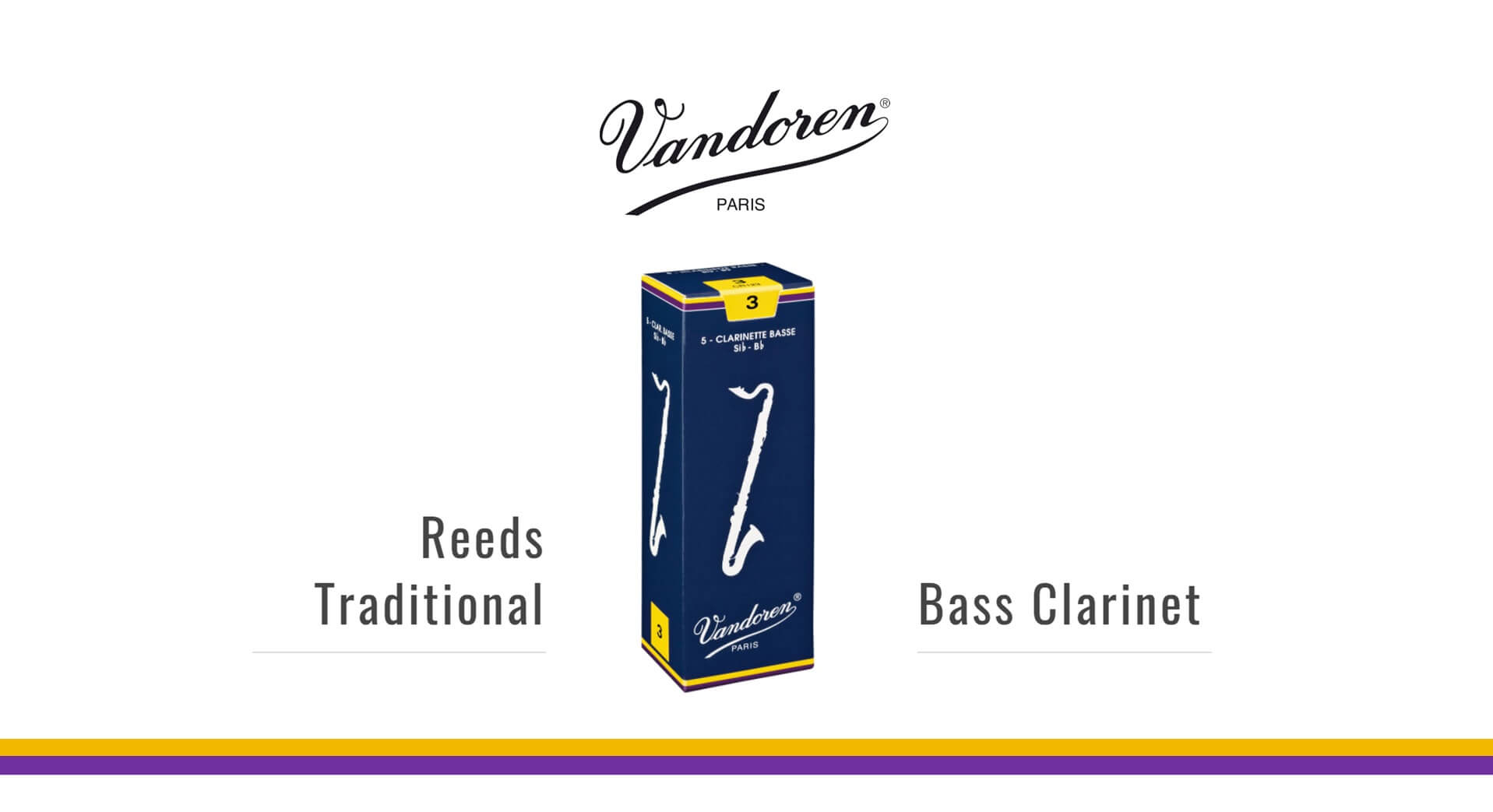 Vandoren Bb Bass單簧管簧片 Traditional