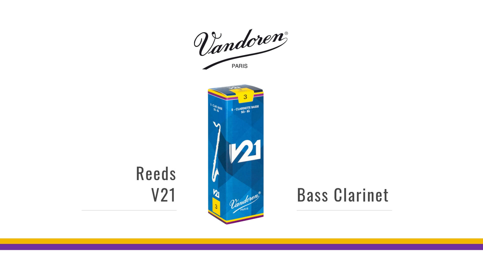 Vandoren Bb Bass單簧管簧片 V21