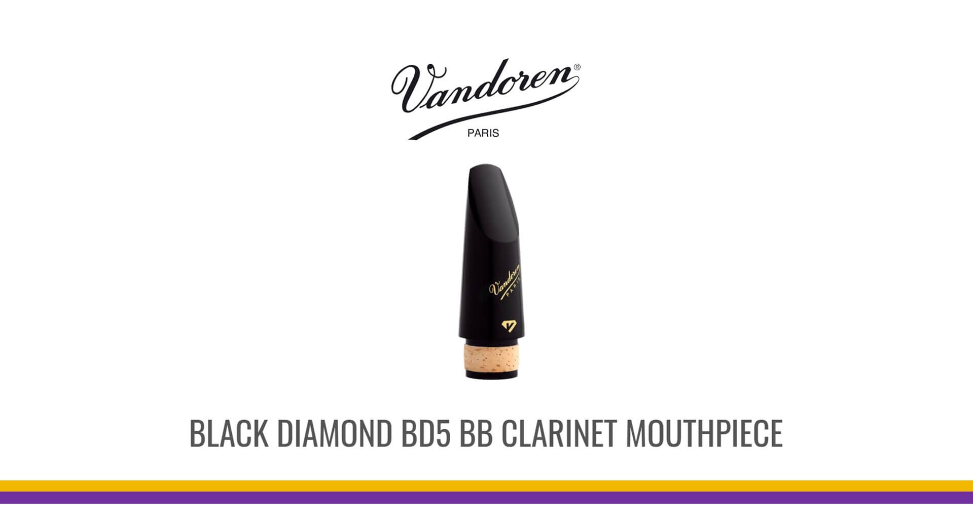 Vandoren Black Diamond系列 Bb單簧管吹嘴