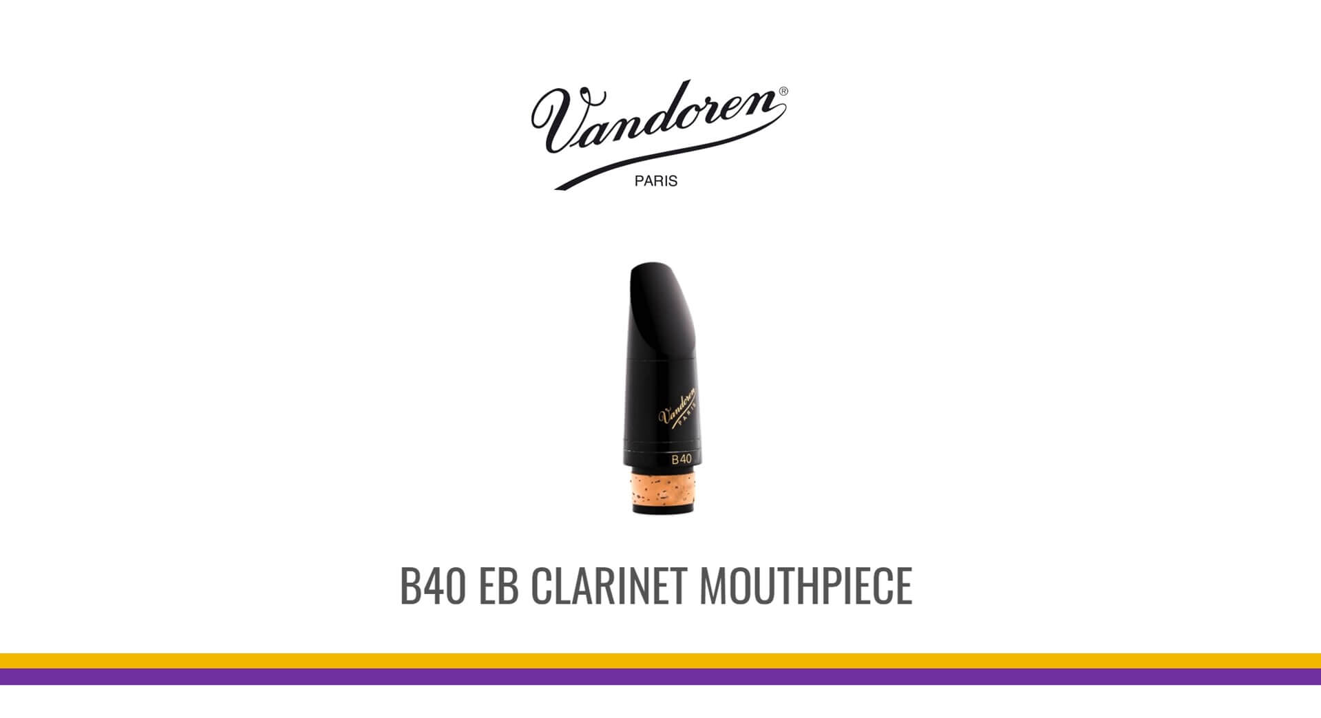 Vandoren B40 Eb單簧管吹嘴