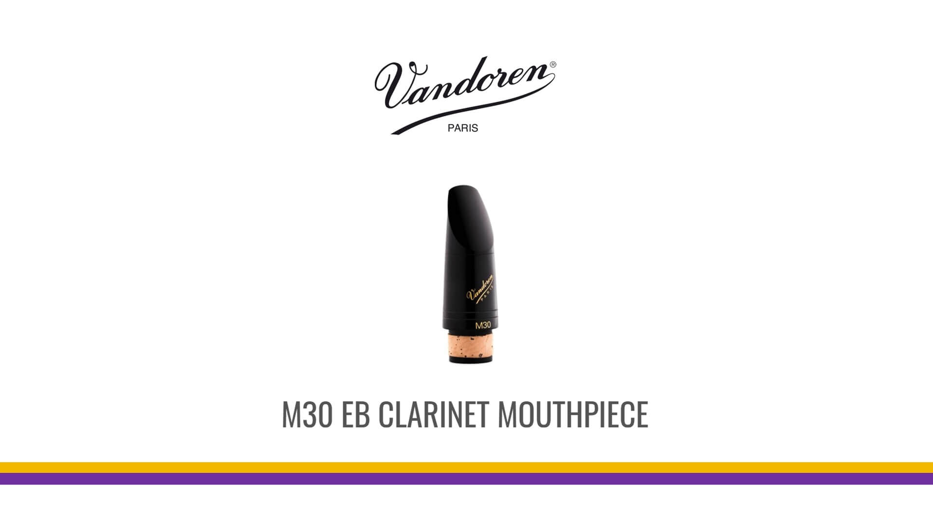 Vandoren M30 Eb單簧管吹嘴