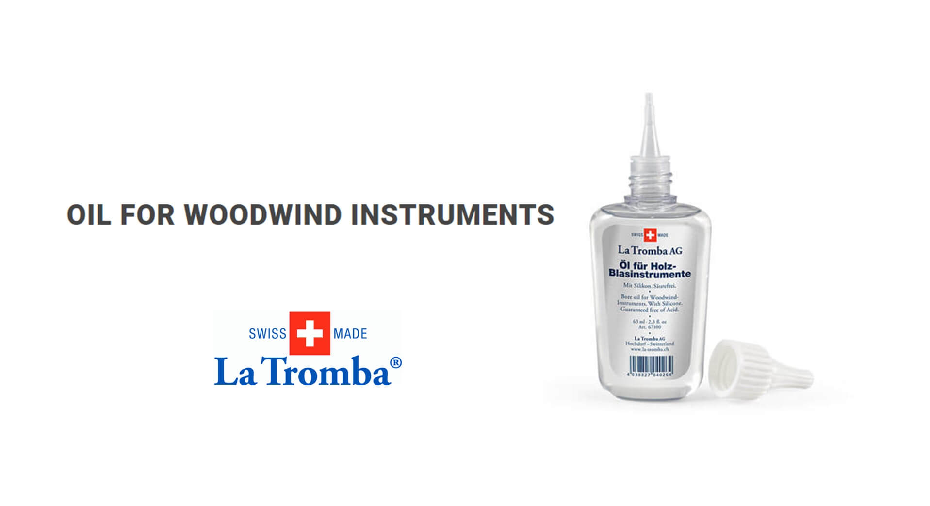 La Tromba OIL FOR WOODWIND INSTRUMENTS 木管通用油