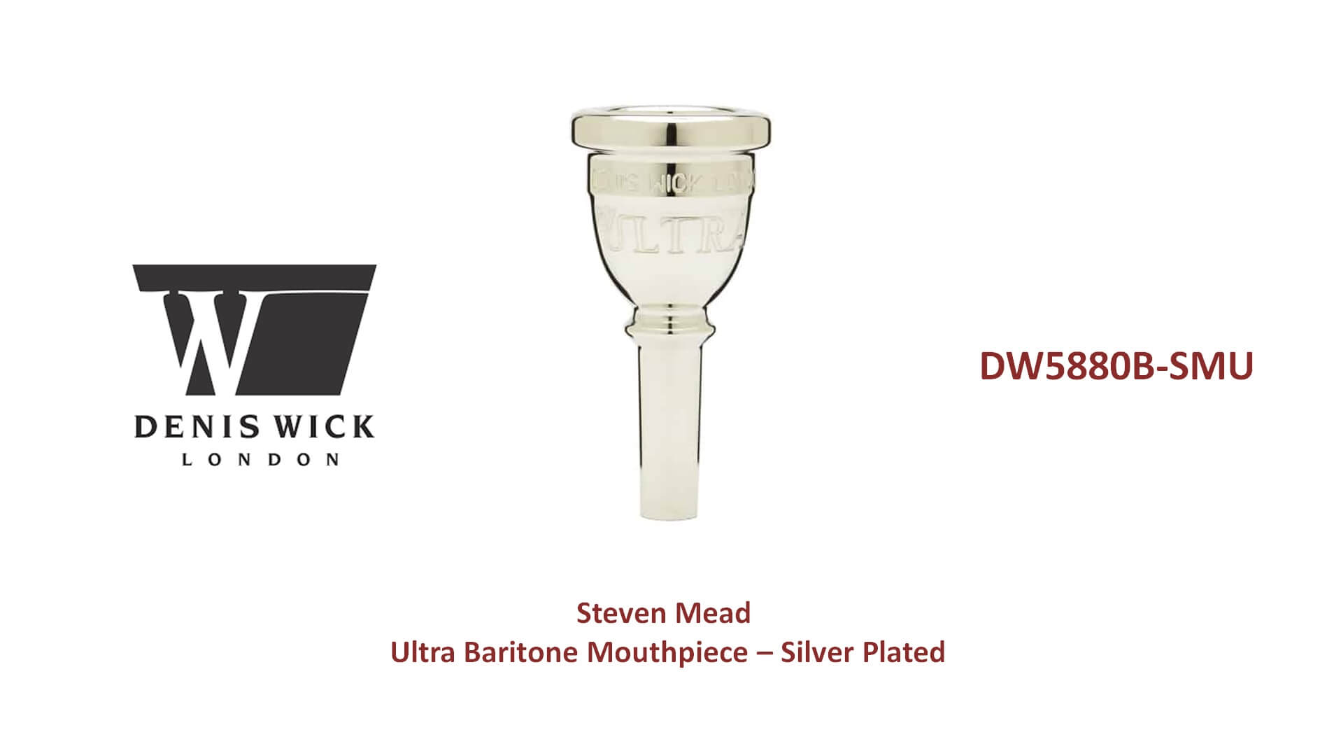 Denis Wick 5880B Steven Mead Ultra系列Baritone吹嘴