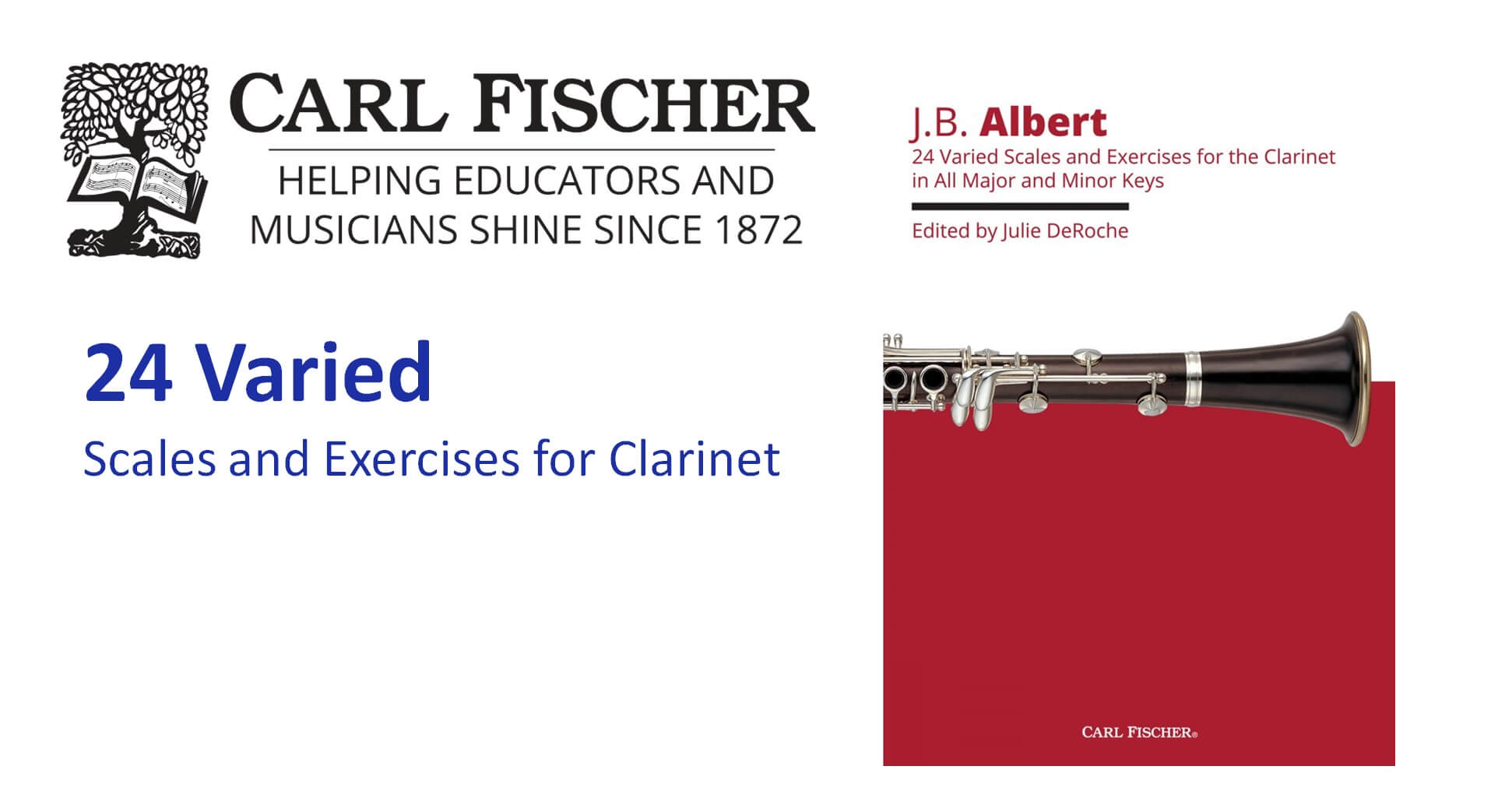 24 Varied Scales and Exercises for Clarinet