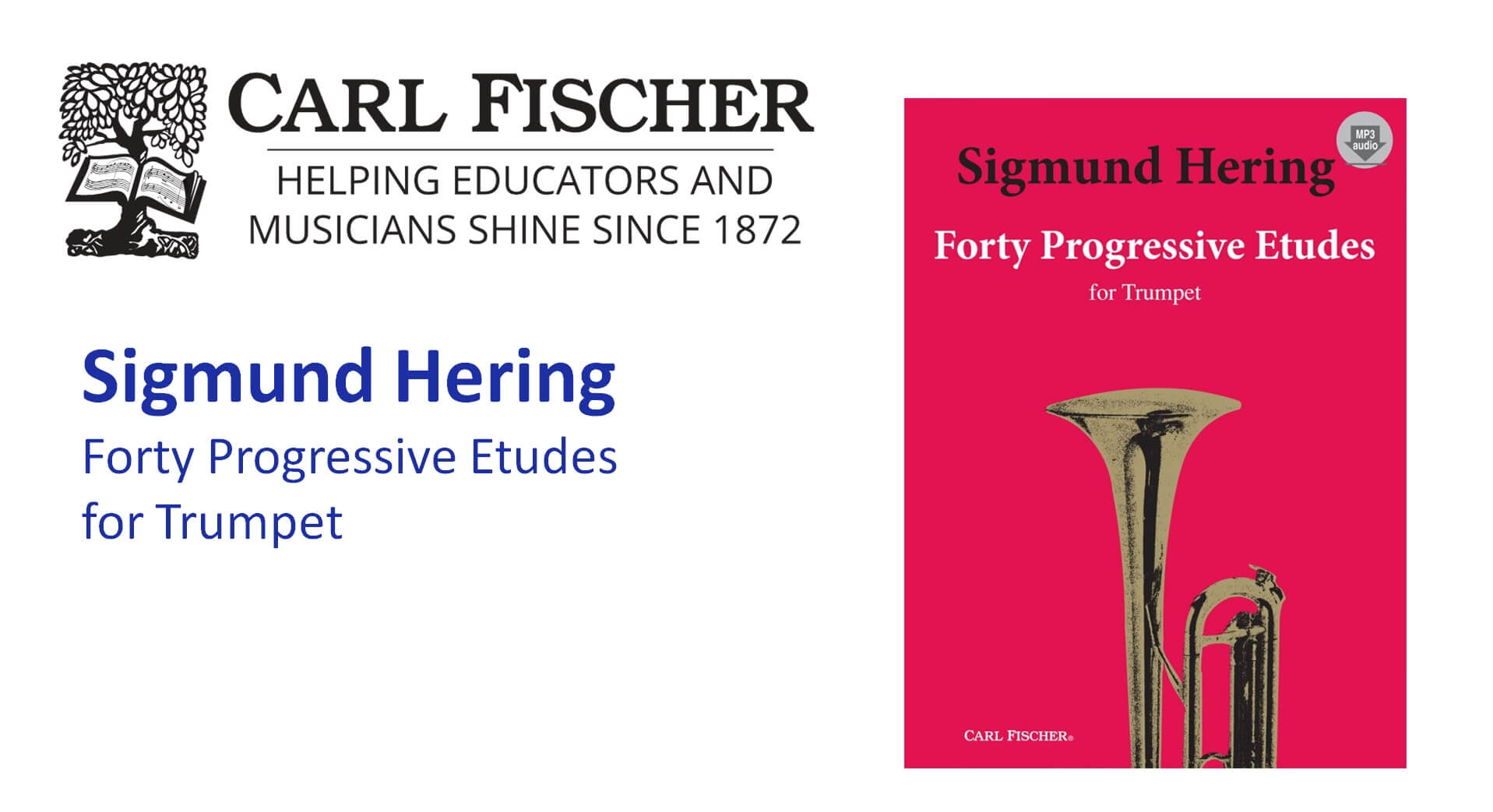 Sigmund Hering Forty Progressive Etudes for Trumpet