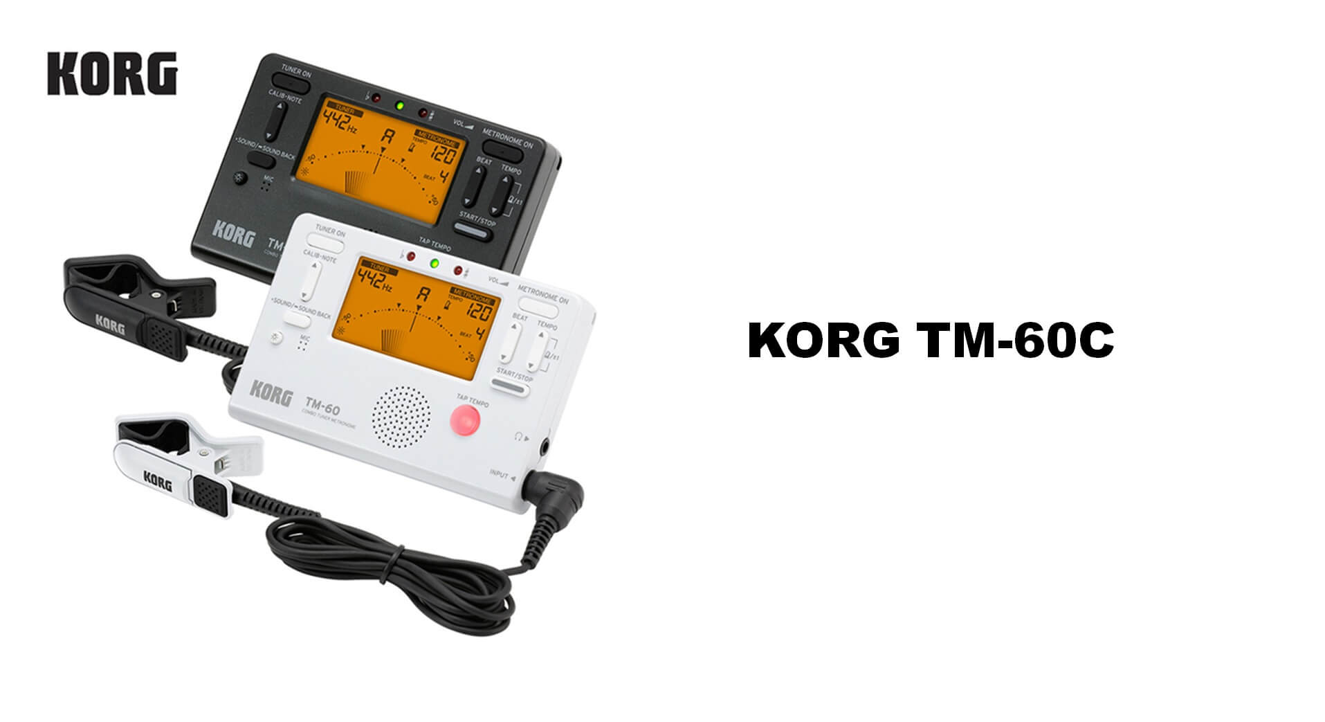 KORG TM60CWH 調音+節拍器(附CM300調音夾)