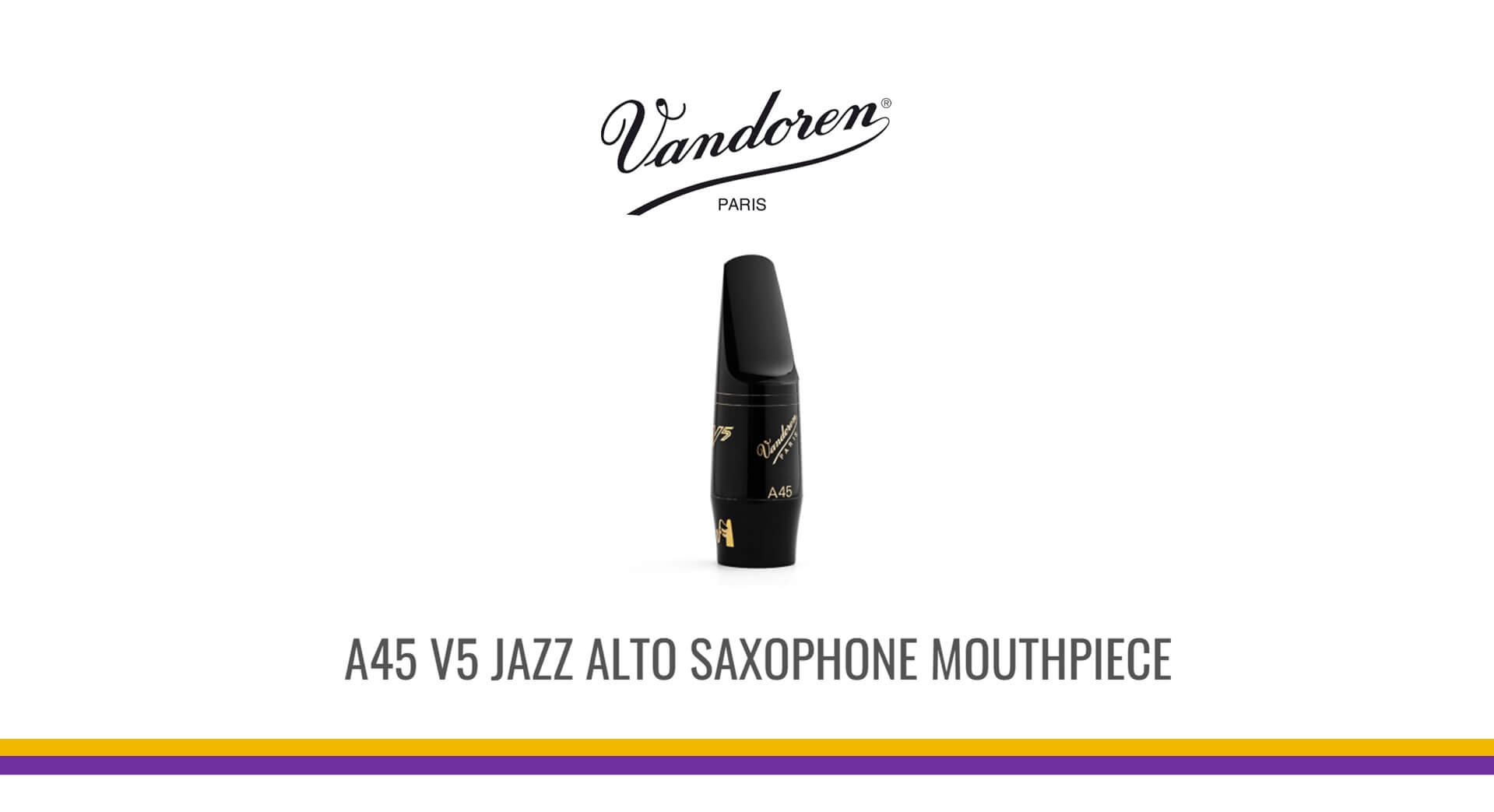 VANDOREN A45 V5 JAZZ系列 中音薩克斯風吹嘴