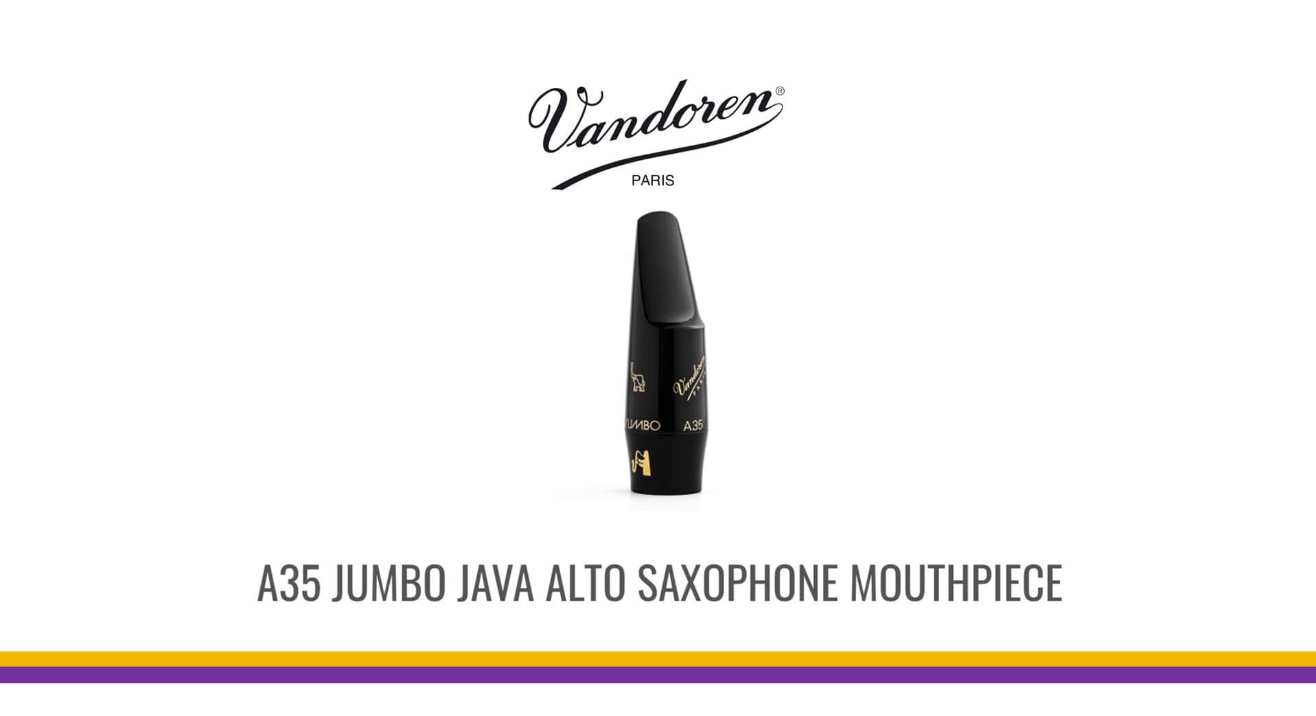 VANDOREN A35 JUMBOJAVA系列 中音薩克斯風吹嘴