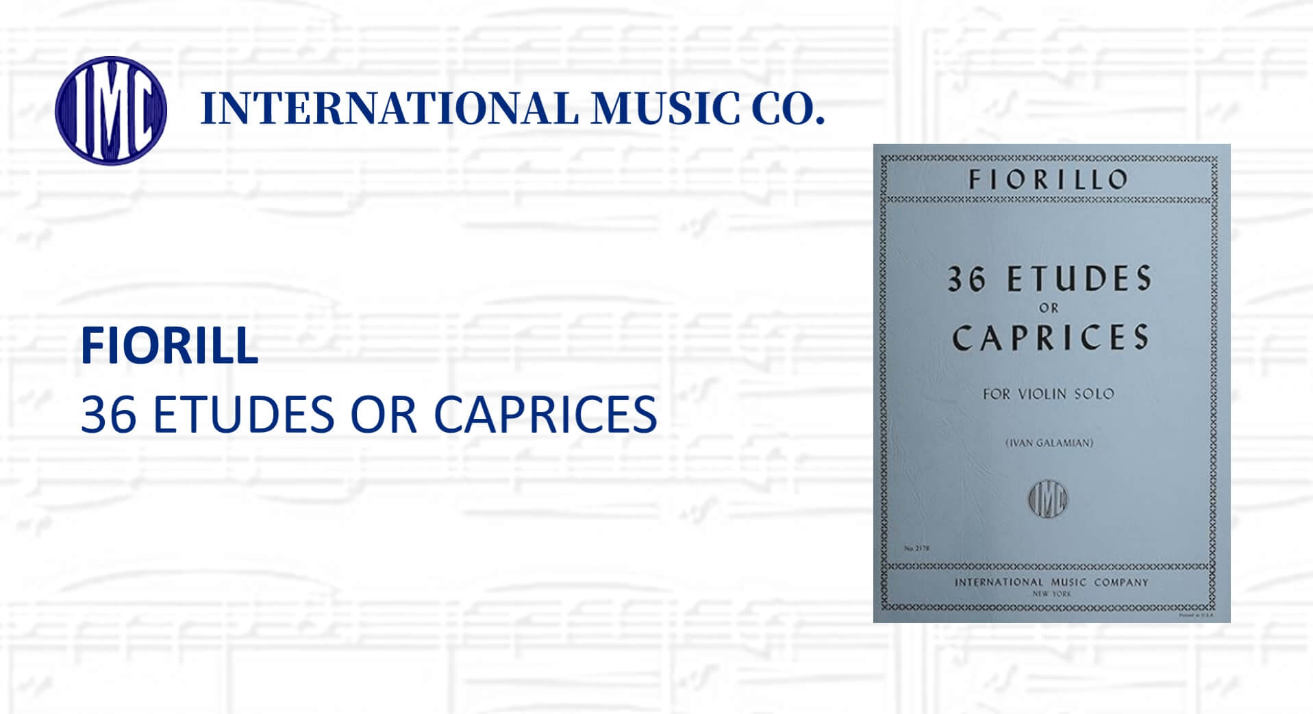 36 ETUDES OR CAPRICES