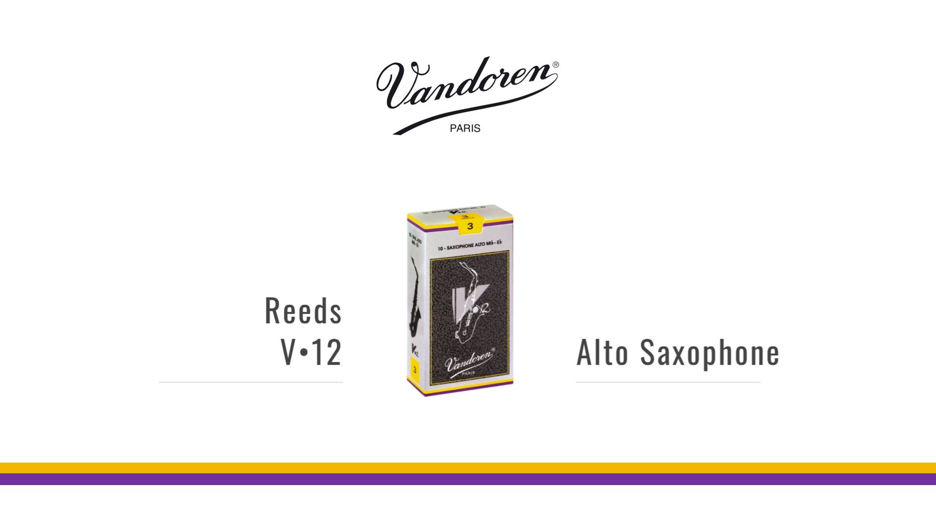 Vandoren 中音薩克斯風簧片 V12